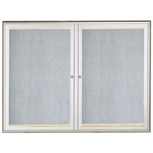 AARCO Wall Vinyl Small - 2' - 4' Bulletin Board