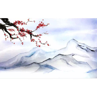 GK WALL DESIGN Peel & Stick Floral Wall Mural