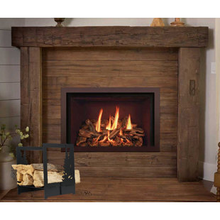 HEARTH CRAFT Fireplace Log Basket Northwoods Steel Log Carrier