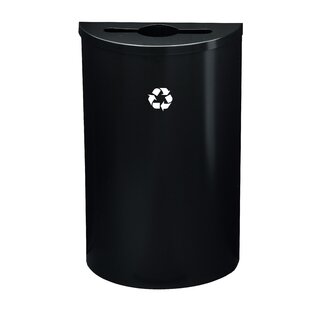 GLARO, INC. Steel Open Trash Can