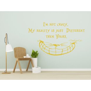 STICKALZ Cheshire Cat Wall Decal