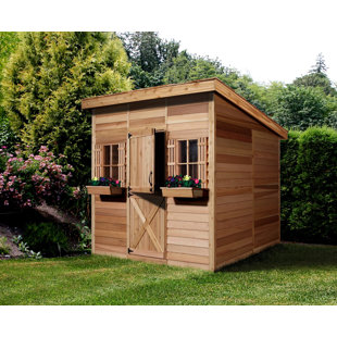 CEDARSHED Studio Western Red Cedar Wood Storage Shed