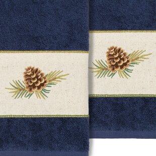 LINUM HOME TEXTILES Pierre 100% Turkish Cotton Hand Towel (Set of 2)