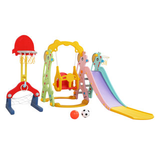 LIVEDITOR 5 in 1 Toddler Swing Set