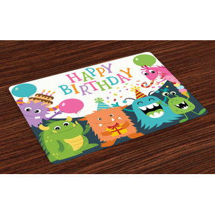 THE PARTY AISLE Tischset (Set besteht aus 4)