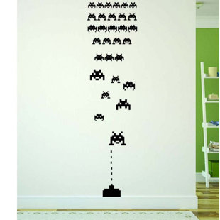 STICKALZ Galaxy Tanks Game Wall Decal