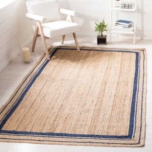 BREAKWATER BAY Gassaway Natural Fiber Hand Woven Jute Rug