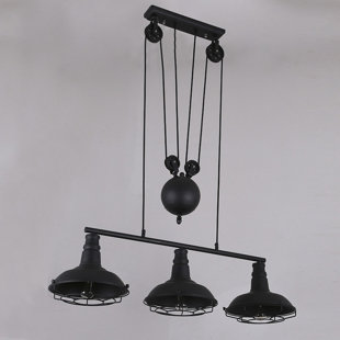 WILLISTON FORGE Hollman 3 - Light Kitchen Island Dome Pendant