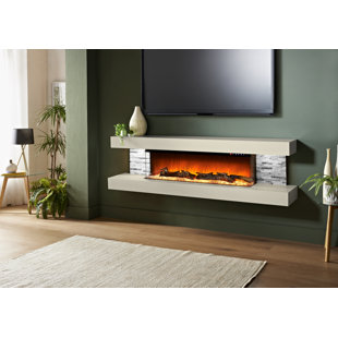EVOLUTION FIRES Vegas 72 Inch Wall Mounted Electric Fireplace