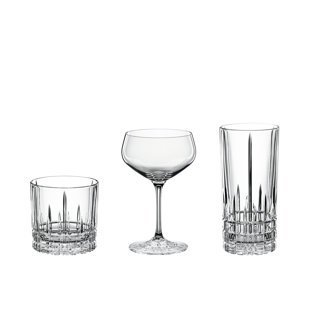 SPIEGELAU 3 Piece Crystal Assorted Glassware Set (Set of 3)