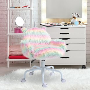 TRINX Faux Fur Task Chair