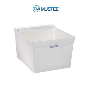 E.L. MUSTEE & SON Utilatub 20" x 24" Wall Mounted Laundry Sink