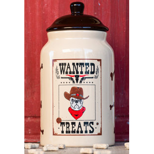 WEST CREATION 1.75 Lb. Ceramic Treat Jar