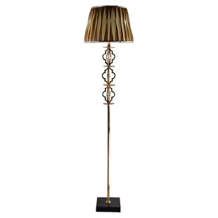 ELLAHOME Quatrefoil 11.02" Traditional Floor Lamp