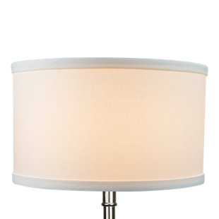 FENCHEL SHADES 6" H x 10" W Linen Drum Lamp Shade ( Spider )