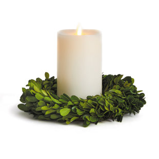 GREYLEIGH™ Javin Boxwood Candle Wreath (Set of 2)