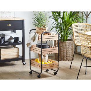 BOROUGH WHARF Josue Metal Bar Cart