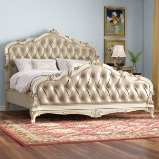 ROSDORF PARK Casanovia Button Tufted Standard Bed