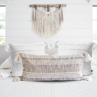 TAJIKHOME Striped Cotton Pillow Cover