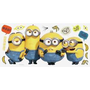 YORK WALLCOVERINGS Minions: The Rise of Gru Peel And Stick Giant Wall Decals by RoomMates