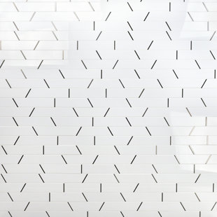 IVY HILL TILE Divinity 2" x 8" Porcelain Linear Mosaic Tile