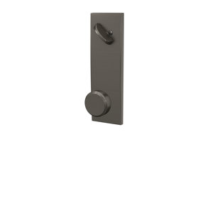 SCHLAGE Bowery Exterior Knob Entry Set (Interior Portion Sold Separately)