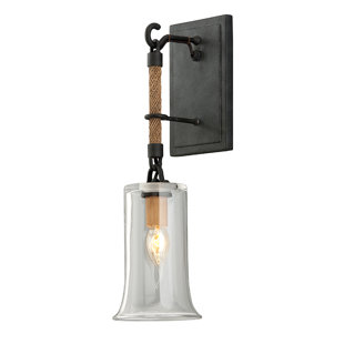 TROY LIGHTING Pier 39 Iron Armed Sconce