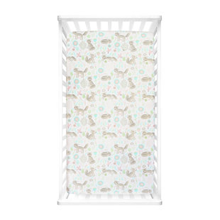 SPECIAL EDITION BY LUSH DECOR Pixie Fox Micro Mink Fitted Crib Sheets