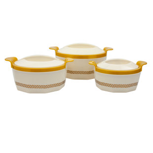 SQ Professional Fiona 3pc Insulated Serving Casserole Set (Set of 3)
