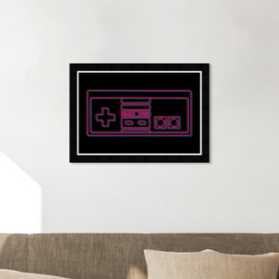 HATCHER & ETHAN Retro Gamer Framed On Paper by Hatcher And Ethan Print