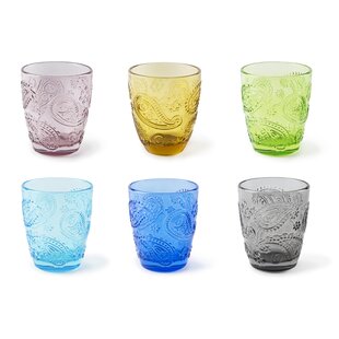 EXCELSA Cachemire 300ml Handmade Drinking Glass Set (Set of 6)