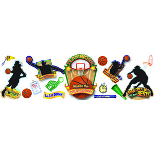 EUREKA® Basketball Bulletin Board Set (Set of 4)