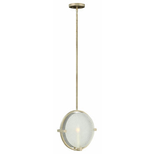 FREDRICK RAMOND Helios 1 - Light Gold Single Pendant