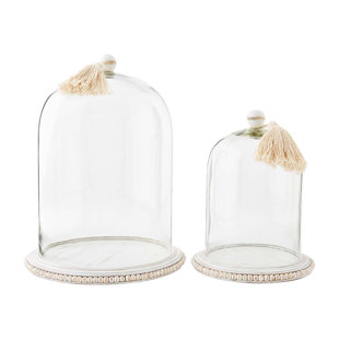 MUD PIE™ Mud Pie Classic Home 2 Piece Bead Cake Stand Set