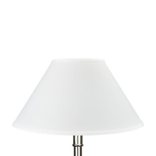 FENCHEL SHADES 9.5" H x 19" W Empire Lamp Shade - (Bulb Clip Attachment) in Linen