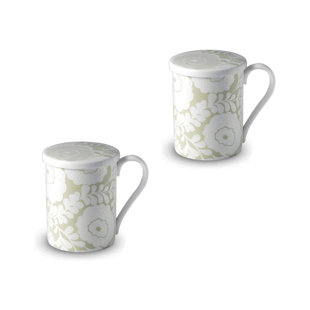 HANKOOK CHINAWARE Ciel Vert Coffee Mug (Set of 2)
