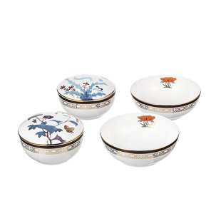 HANKOOK CHINAWARE 4 Piece Cho Choong Do Dining Bowl Set