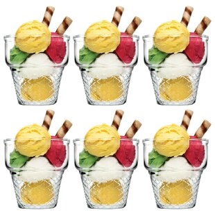 URBN-CHEF 245ml Mini Cornet Ice Cream Dessert Bowl (Set of 6)