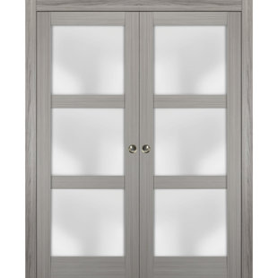 SARTODOORS Lucia Frosted Glass Sliding Closet Doors