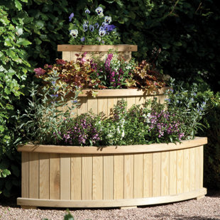 ROWLINSON Wood Outdoor Raised Garden Bed