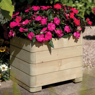 ROWLINSON Wood Outdoor Planter Box