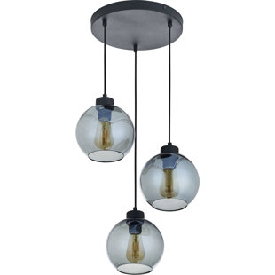 GEORGE OLIVER Birchwood 3 - Light Cluster Globe Pendant