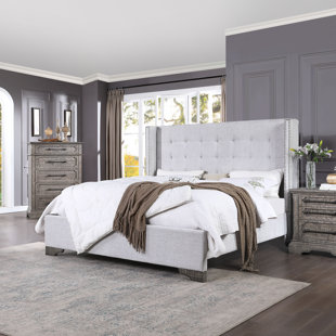 WILLA ARLO™ INTERIORS Woodrum Upholstered Wingback Bed