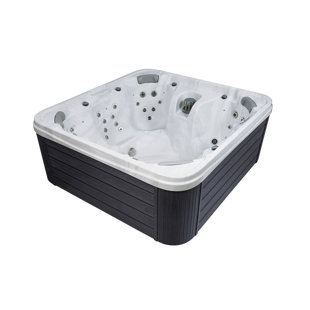 Bueno Spa 240 Volt 7 Person - Person 54 - Jet Acrylic Square Hot Tub with Ozonator
