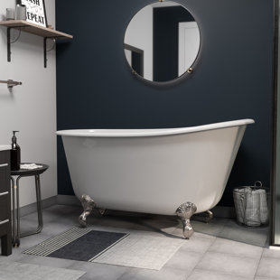 CAMBRIDGE PLUMBING None 57.5'' x 28'' Freestanding Soaking Cast Iron Bathtub