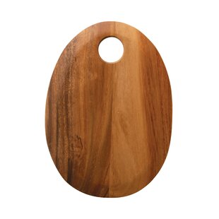 BLOOMINGVILLE Suar Wood Cutting Board with Handle