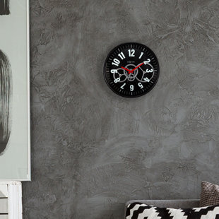 NEXTIME Gear Metal Wall Clock