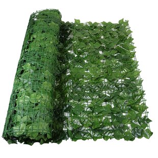 FORERATE Faux Ivy Leaf Decorative Fence Panel