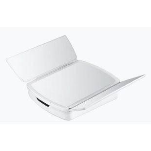 ASSEENONTV Flat LED Mirror with Drawers