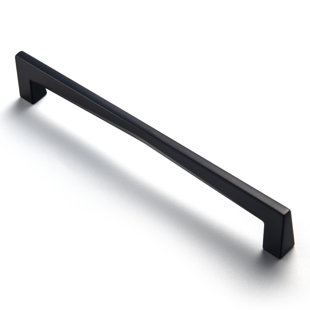 MECANS 7 9/16''Center To Center Geometric Section Matte Black Bar Pull（Set Of 6） (Set of 6)